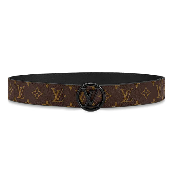 Thắt Lưng Nam Louis Vuitton LV Circle 40mm Reversible Belt M0170Q Màu Nâu Đen