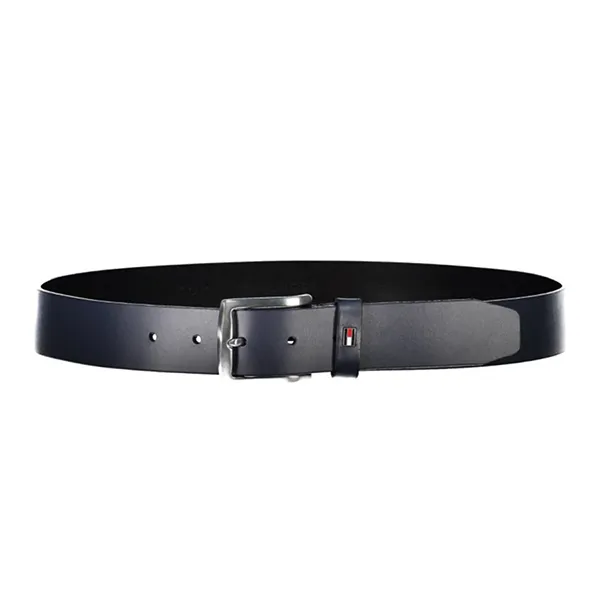 Thắt Lưng Nam Tommy Hilfiger Denton Flag Keeper Leather Belt AM0AM10838_BLU_DW6 Màu Xanh Navy Size 95 - Thắt lưng - Vua Hàng Hiệu
