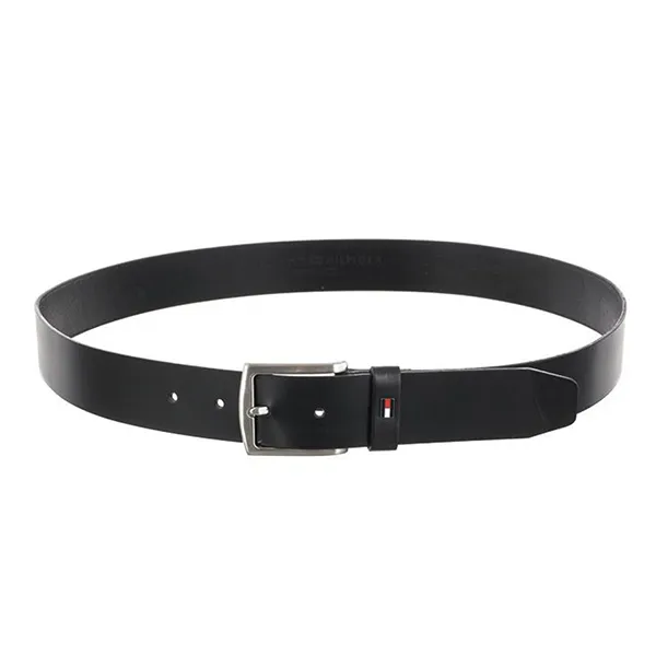 Thắt Lưng Nam Tommy Hilfiger Denton Leather Belt AM0AM10660_NERO_BDS Màu Đen Size 110 - Thắt lưng - Vua Hàng Hiệu