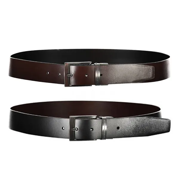 Thắt Lưng Nam Tommy Hilfiger Leather Belt Hai Mặt AM0AM10844_NERO_BDS Màu Nâu Đen Size 90