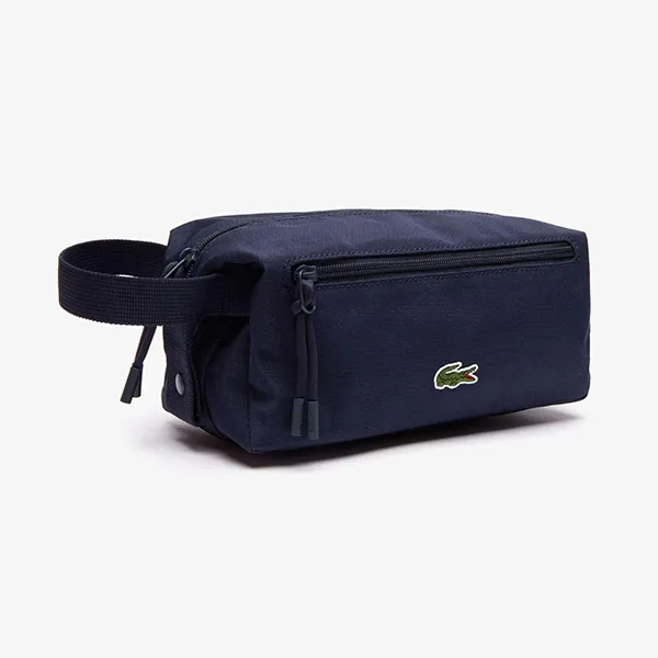 Túi Cầm Tay Nam Lacoste NH2945NE992 Men's Néocroc Canvas Toilet Kit NH2945NE992 Màu Xanh Navy