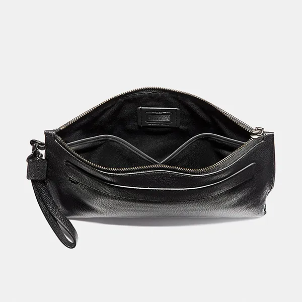 Túi Cầm Tay Nam Coach Carryall Pouch 28614 Màu Đen