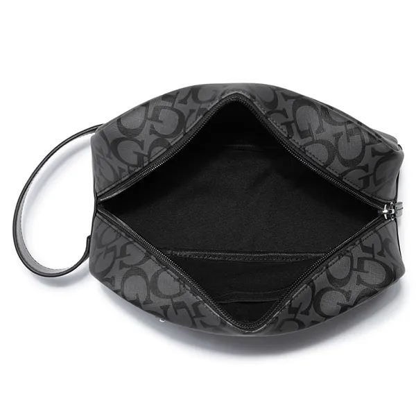 Túi Cầm Tay Nam Guess Logo Dopp Kit Travel Bag Màu Đen - Túi xách - Vua Hàng Hiệu