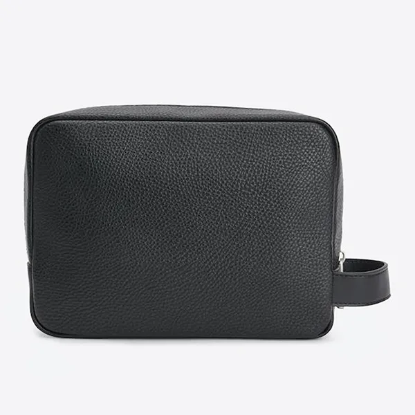 Túi Cầm Tay Nam Tommy Hilfiger Logo Zipped Washbag AM0AM10614-1_NERO_BDS Màu Đen