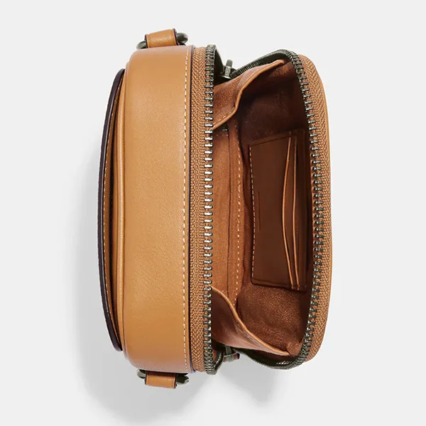 Túi Đeo Chéo Coach Stanton Crossbody In Signature Canvas With Patches CJ671 Màu Nâu - Túi xách - Vua Hàng Hiệu