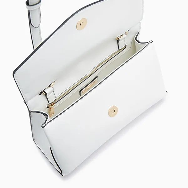 Túi Đeo Chéo Nữ Lyn Lissa Crossbody Bags LL23FBF016 Màu Trắng