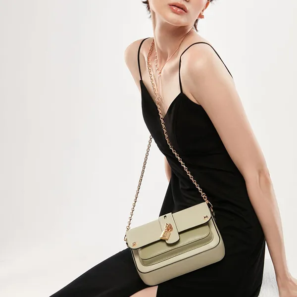 Túi Đeo Chéo Nữ Lyn Radiance S Crossbody Bags LL23FBS064 Màu Xanh