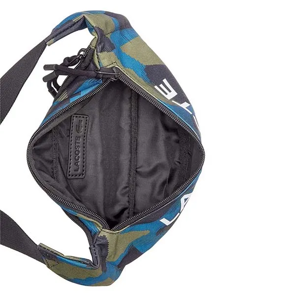 Túi Đeo Chéo Nam Lacoste Men’s Camo Waist Bag NH3025NTD27 Màu Xanh Camo - Túi xách - Vua Hàng Hiệu