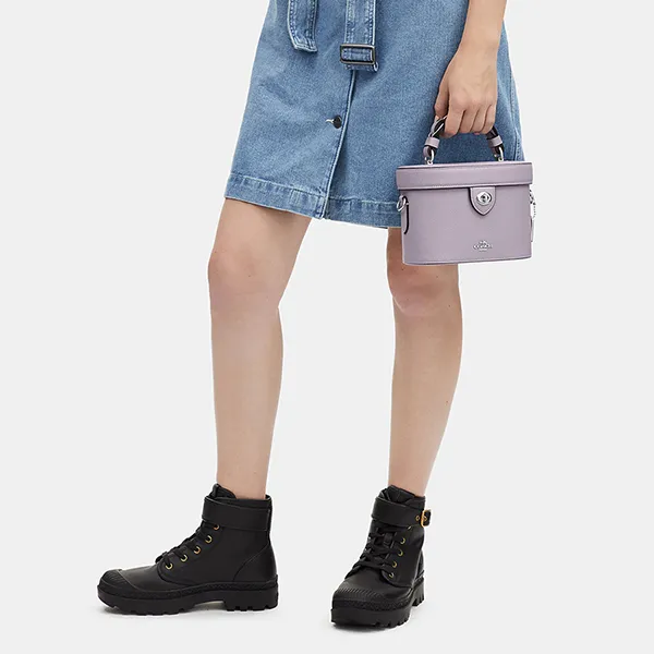 Túi Đeo Chéo Nữ Coach Kay Crossbody CJ612 Màu Tím Nhạt