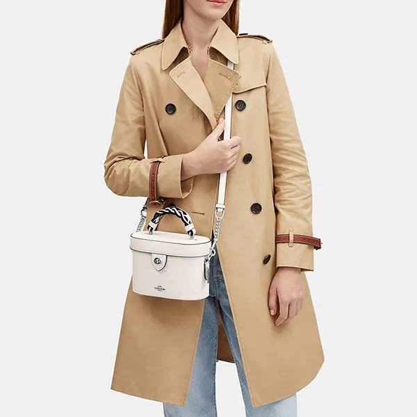 Túi Đeo Chéo Nữ Coach Kay Crossbody CJ612 Màu Trắng