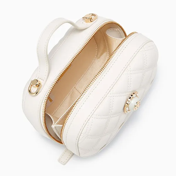 Túi Đeo Chéo Nữ Lyn Cecelia Round Mini Crossbody Bags LL23SBS276 Màu Xám