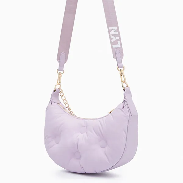 Túi Đeo Chéo Nữ Lyn Curtis Moon Shoulder Bags LL23FBF039 Màu Tím