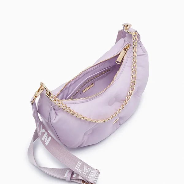 Túi Đeo Chéo Nữ Lyn Curtis Moon Shoulder Bags LL23FBF039 Màu Tím