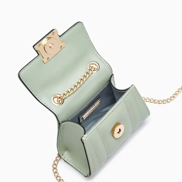 Túi Đeo Chéo Nữ Lyn Lisha Mini Belt Bags LL23FBF109 Màu Xanh