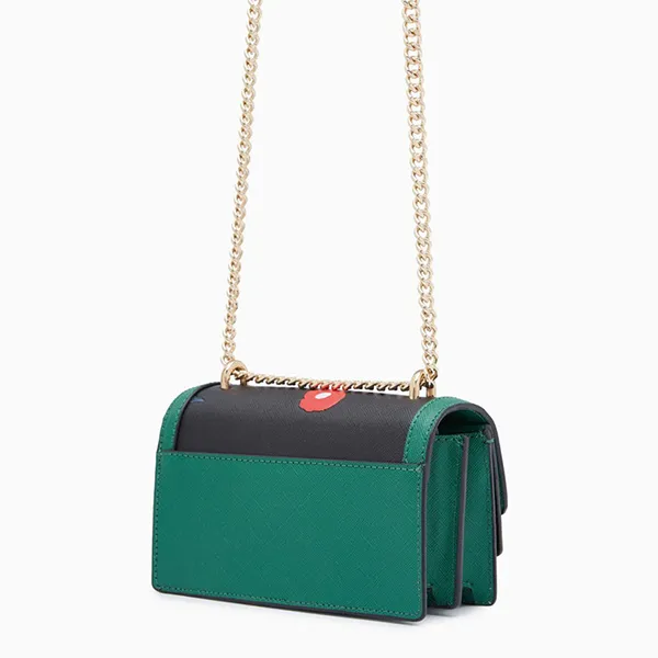 Túi Đeo Chéo Nữ Lyn Lola XS Crossbody Bags LL23FBF077 Màu Xanh Green