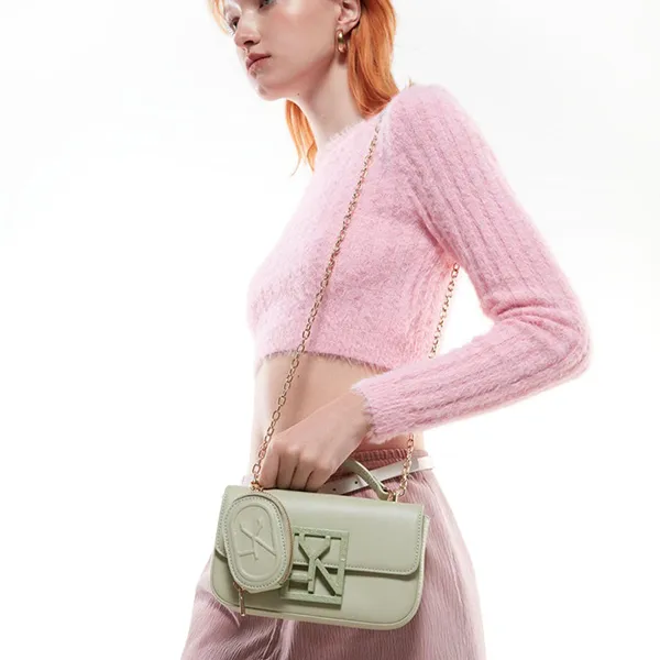 Túi Đeo Chéo Nữ Lyn Milly M Crossbody Bags LL23SBF274 Màu Xanh