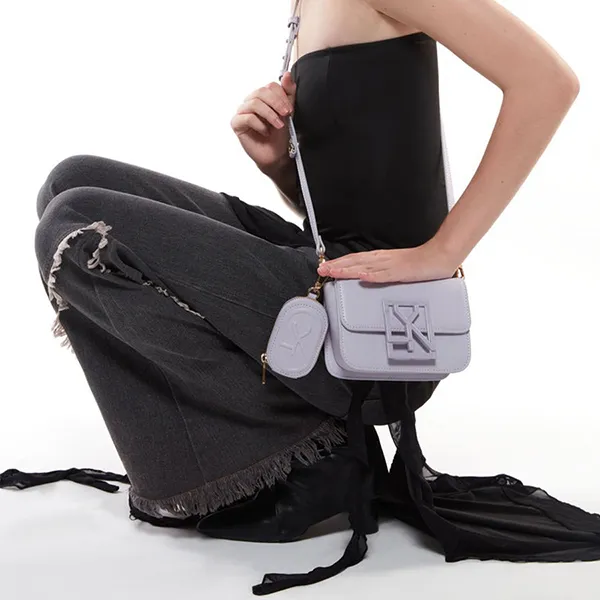 Túi Đeo Chéo Nữ Lyn Milly S Crossbody Bags LL23SBF273 Màu Tím