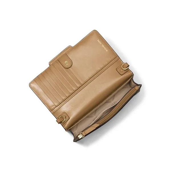 Túi Đeo Chéo Nữ Michael Kors MK Heather Mini Màu Be - Túi xách - Vua Hàng Hiệu