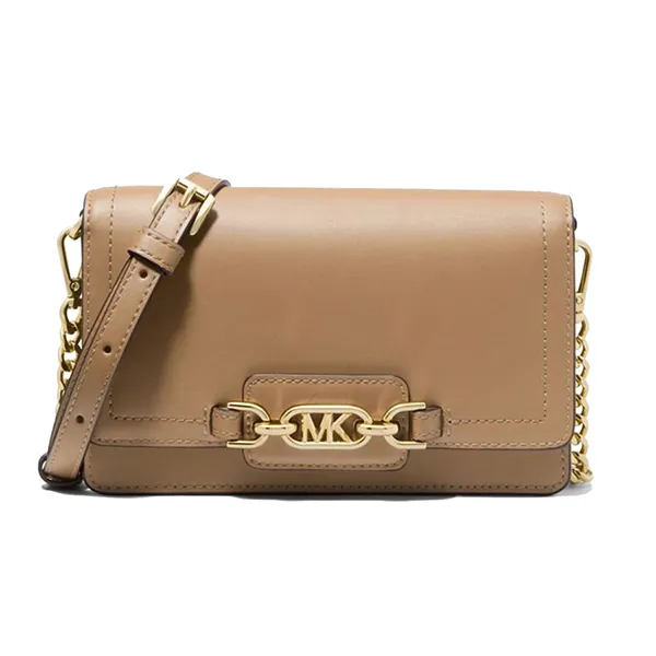 Túi Đeo Chéo Nữ Michael Kors MK Heather Mini Màu Be - Túi xách - Vua Hàng Hiệu