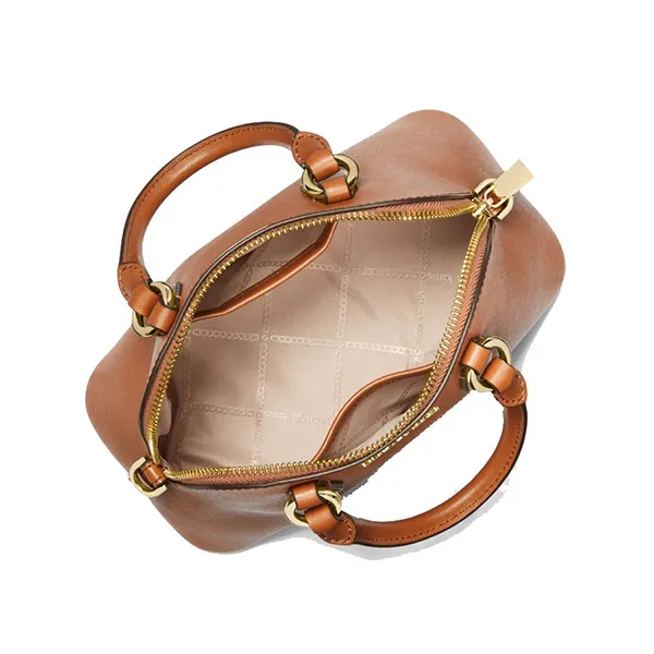 Túi Đeo Chéo Nữ Michael Kors MK Veronica Extra-Small Logo Crossbody Bag Màu Nâu - Túi xách - Vua Hàng Hiệu
