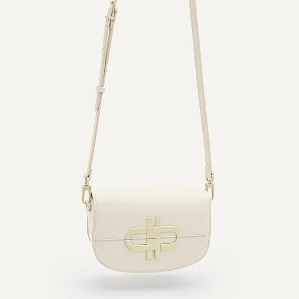 Túi Đeo Chéo Nữ Pedro Icon Leather Shoulder Bag Beige PW2-75210151 Màu Trắng Kem - Túi xách - Vua Hàng Hiệu