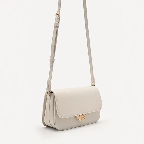 Túi Đeo Chéo Nữ Pedro Iris Shoulder Bag – Chalk 75060094 Màu Trắng Kem
