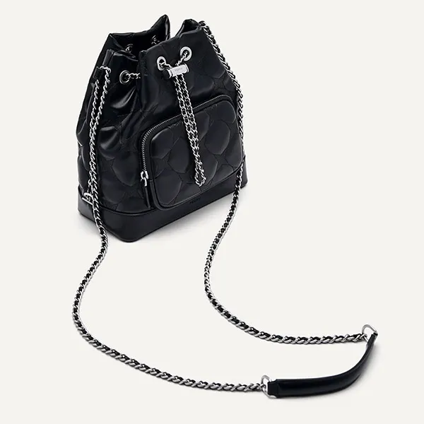 Túi Đeo Chéo Nữ Pedro Maisie Bucket Bag Black 15210017 Màu Đen