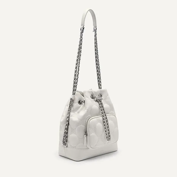 Túi Đeo Chéo Nữ Pedro Maisie Bucket Bag Maisie Bucket Bag White 15210017 Màu Trắng - Túi xách - Vua Hàng Hiệu