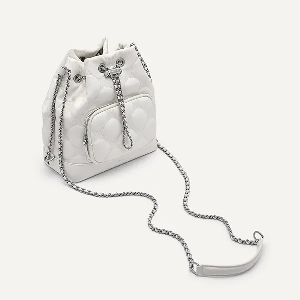 Túi Đeo Chéo Nữ Pedro Maisie Bucket Bag Maisie Bucket Bag White 15210017 Màu Trắng - Túi xách - Vua Hàng Hiệu
