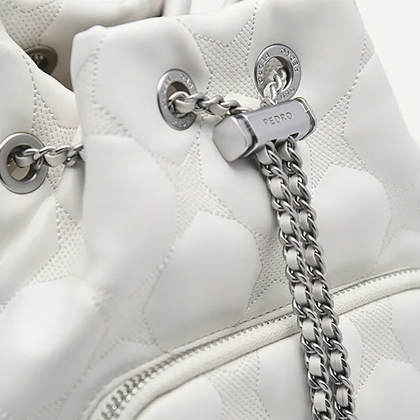 Túi Đeo Chéo Nữ Pedro Maisie Bucket Bag Maisie Bucket Bag White 15210017 Màu Trắng - Túi xách - Vua Hàng Hiệu