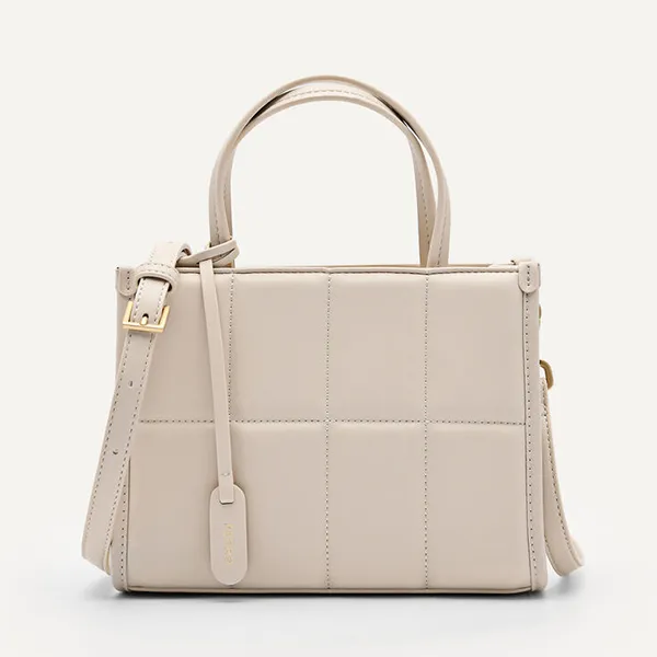 Túi Đeo Chéo Nữ Pedro Mini Quilted Handbag Beige 55210035 Màu Be