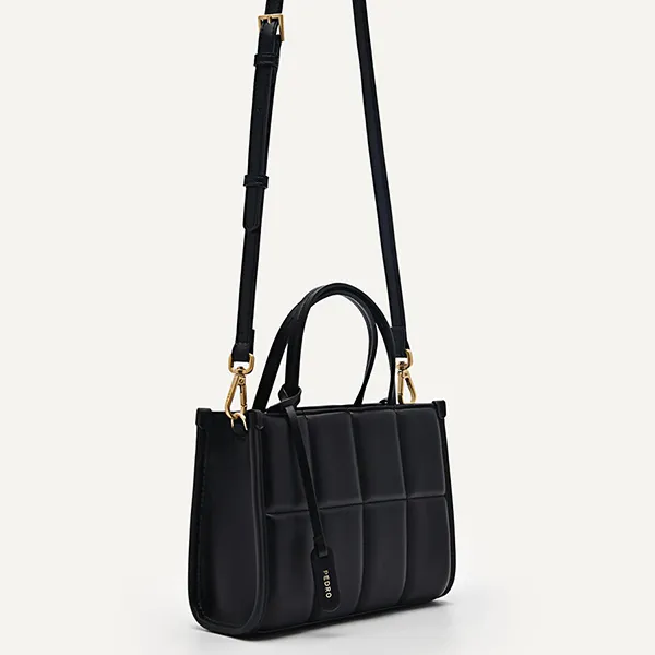 Túi Đeo Chéo Nữ Pedro Mini Quilted Handbag PW2-55210035 Màu Đen - Túi xách - Vua Hàng Hiệu