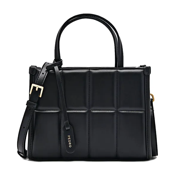 Túi Đeo Chéo Nữ Pedro Mini Quilted Handbag PW2-55210035 Màu Đen - Túi xách - Vua Hàng Hiệu