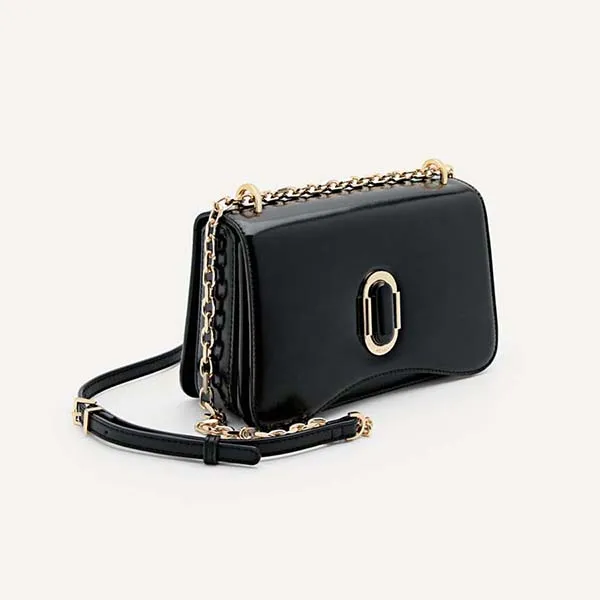 Túi Đeo Chéo Nữ Pedro Studio Rift Leather Shoulder Bag Black 76390103 Màu Đen - Túi xách - Vua Hàng Hiệu