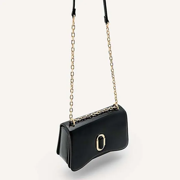 Túi Đeo Chéo Nữ Pedro Studio Rift Leather Shoulder Bag Black 76390103 Màu Đen - Túi xách - Vua Hàng Hiệu