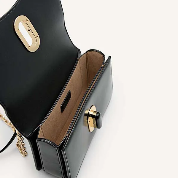 Túi Đeo Chéo Nữ Pedro Studio Rift Leather Shoulder Bag Black 76390103 Màu Đen - Túi xách - Vua Hàng Hiệu