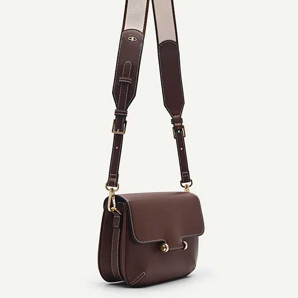 Túi Đeo Chéo Nữ Pedro Yasmin Shoulder Bag - Dark Brown 75210148 Màu Nâu Đậm