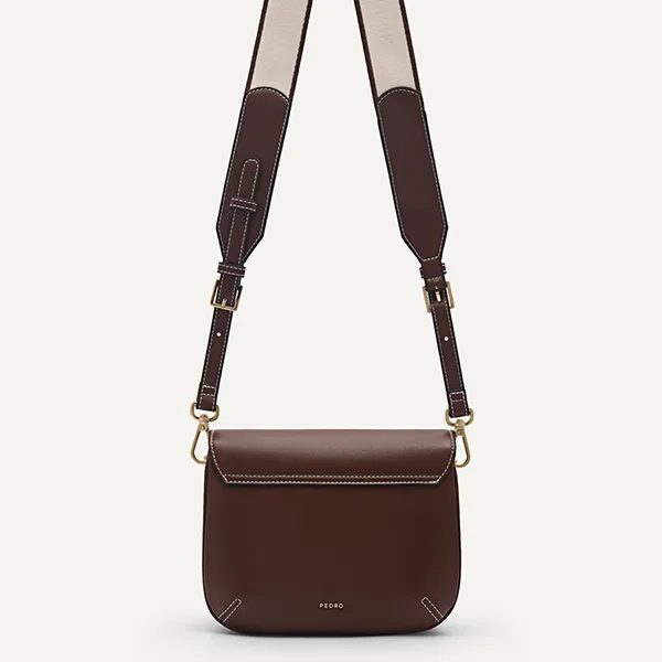 Túi Đeo Chéo Nữ Pedro Yasmin Shoulder Bag - Dark Brown 75210148 Màu Nâu Đậm