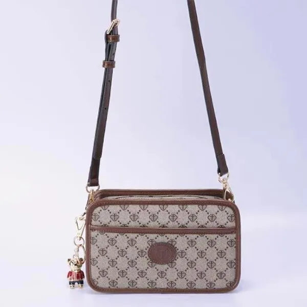 Túi Đeo Chéo Nữ TTWN BEAR TN2838 Màu Xám Nâu