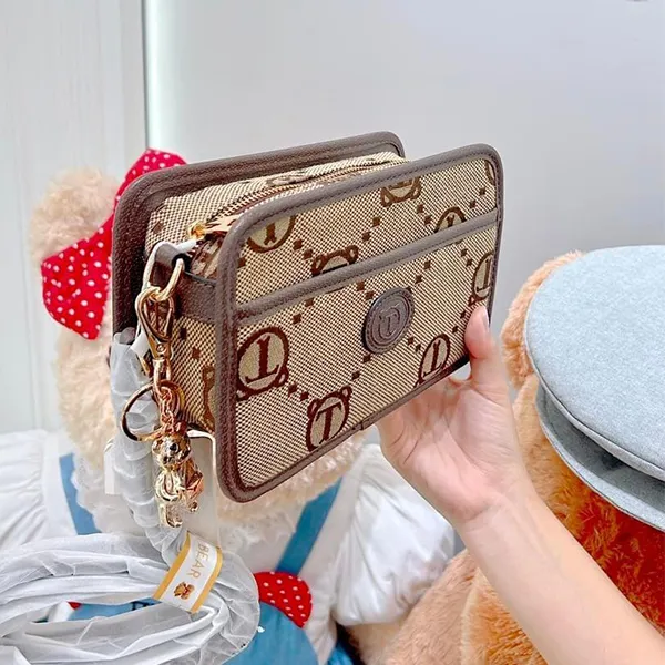 Túi Đeo Chéo Nữ TTWN BEAR TN2838 TN2919 Màu Nâu Vàng
