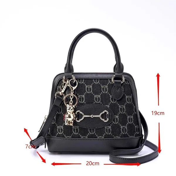 Túi Đeo Chéo Nữ TTWN BEAR TN2955 Lưới Đen