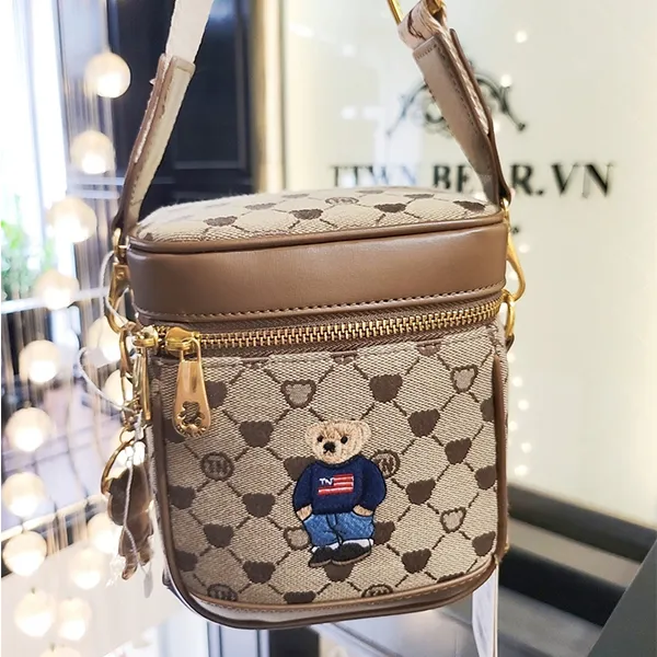Túi Đeo Chéo Nữ TTWN BEAR TN3021 Màu Nâu