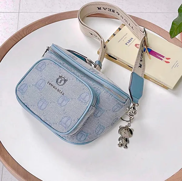 Túi Đeo Chéo Nữ TTWN BEAR TN3117 TN3141 Màu Xanh Dương