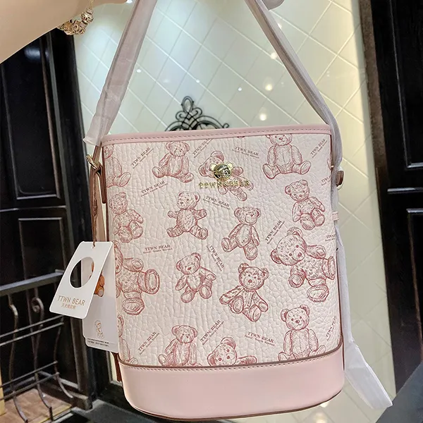 Túi Đeo Chéo Nữ TTWN BEAR Gấu Bông TN2461 Màu Hồng