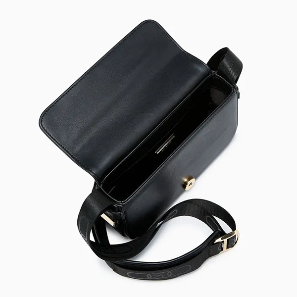 Túi Đeo Vai Lyn Kanny Front Flap Shoulder Bags LL23SBF269 Màu Đen