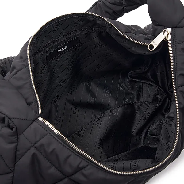Túi Đeo Vai Nữ MLB Quilted Hobo Bag Large New York Yankees 3ABQL0936-50BKS Màu Đen