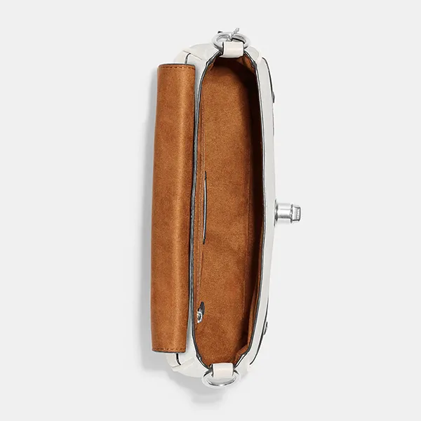 Túi Đeo Vai Nữ Coach Millie Shoulder Bag In Colorblock Signature Canvas CE639 Màu Trắng - Túi xách - Vua Hàng Hiệu