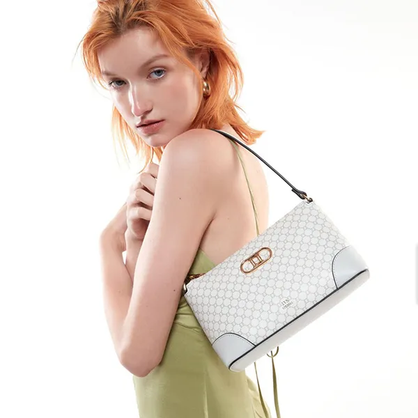 Túi Đeo Vai Nữ Lyn Lelis M Shoulder Bags LL23FBS004 Màu Xám