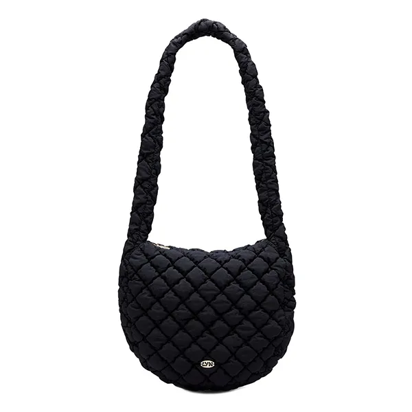 Túi Đeo Vai Nữ Lyn Souffle Tote Bags LL23FBF238 Màu Đen