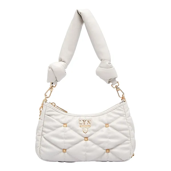 Túi Đeo Vai Nữ Lyn Tricia Puffy Shoulder Bags LL23FBF047 Màu Xám Nhạt
